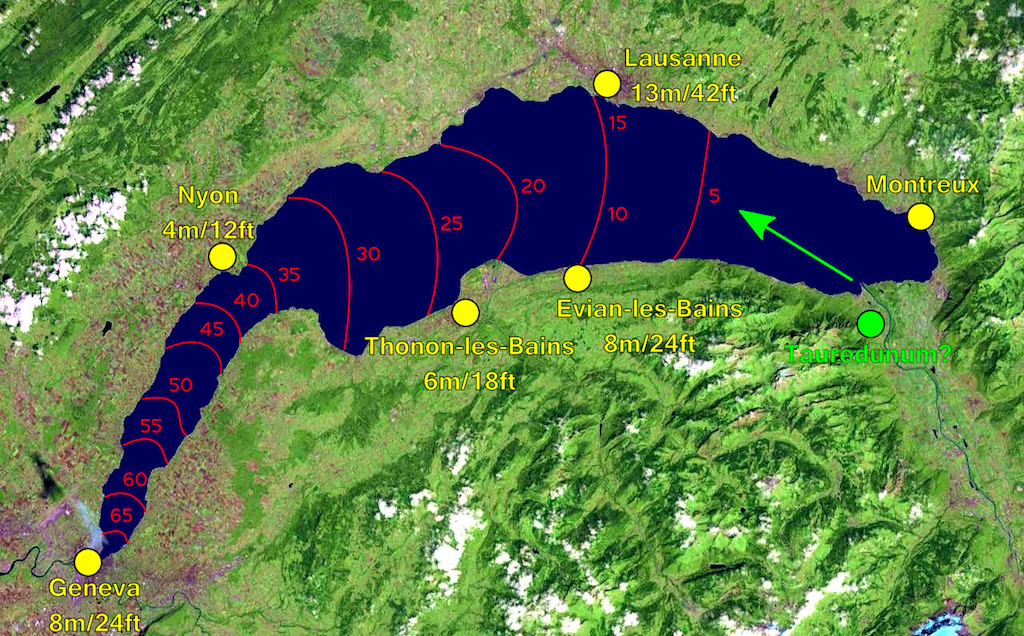 Lake Geneva - Tauredunum event