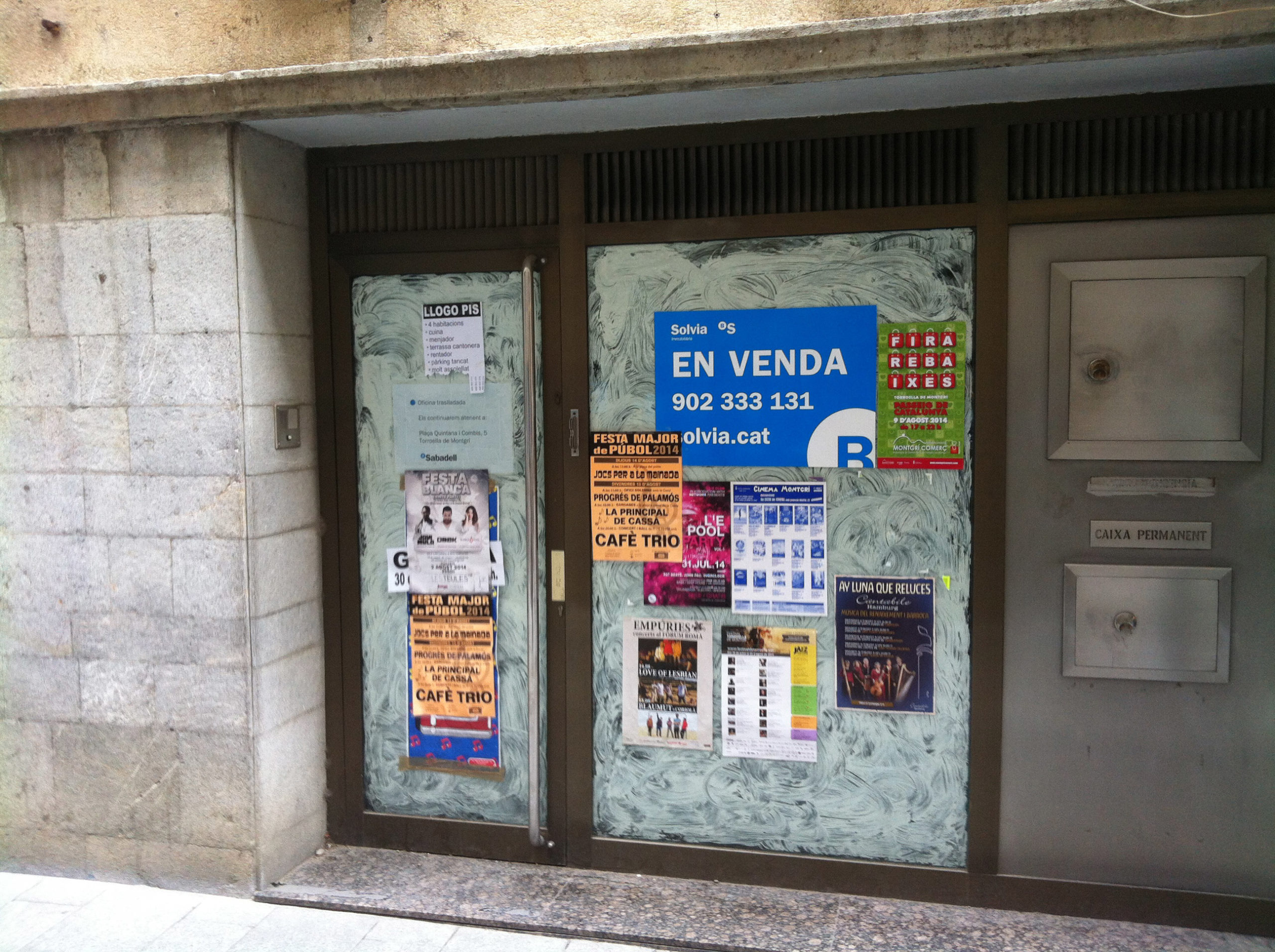 Sabadell bank branch closed in Torroella